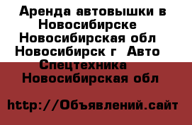 Аренда автовышки в Новосибирске - Новосибирская обл., Новосибирск г. Авто » Спецтехника   . Новосибирская обл.